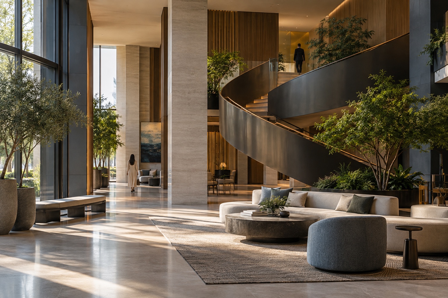 Interior de un proyecto arquitectónico